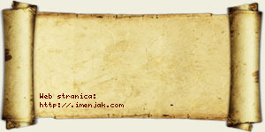 Anđela Nikezić vizit kartica